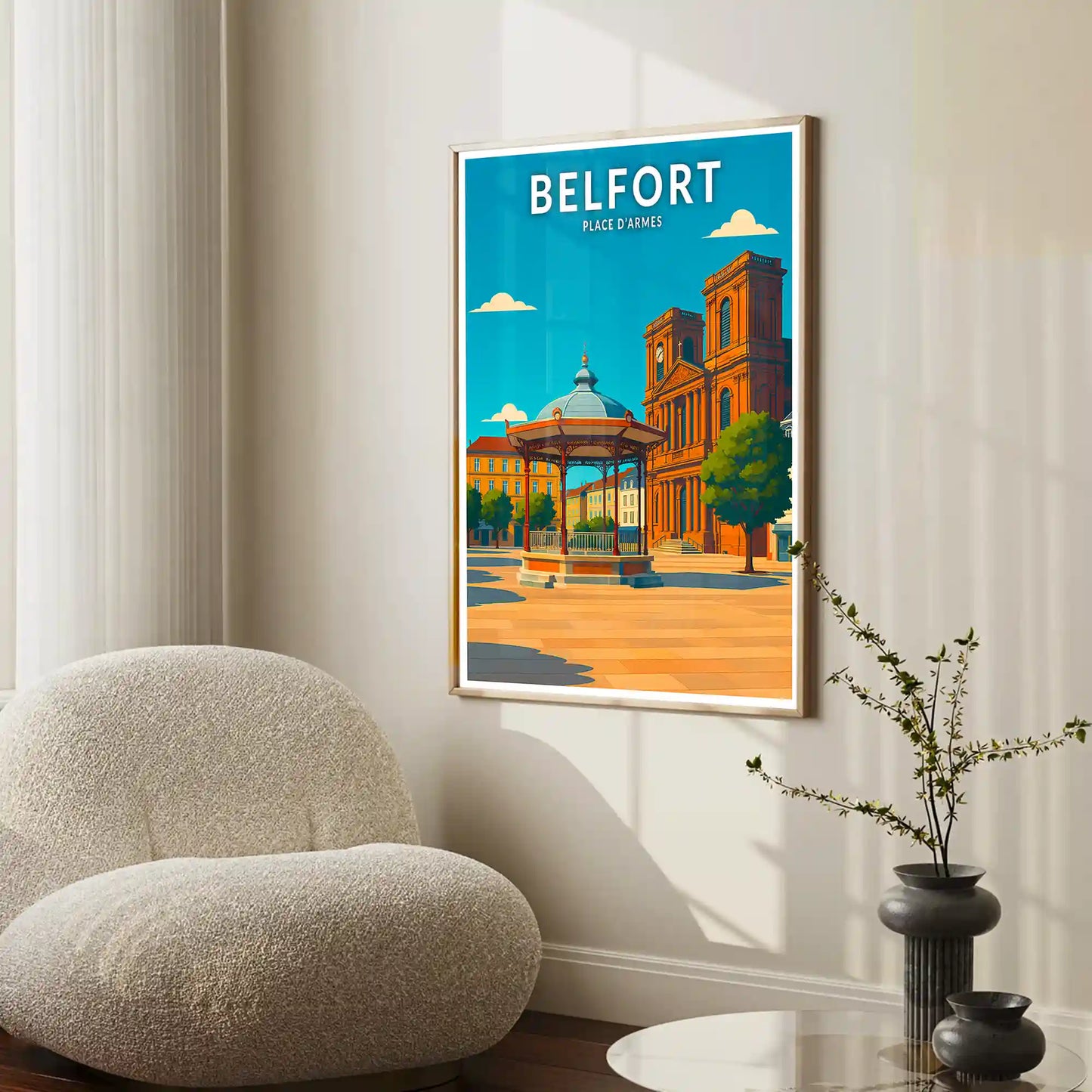 Affiche - Belfort - Place d'Armes