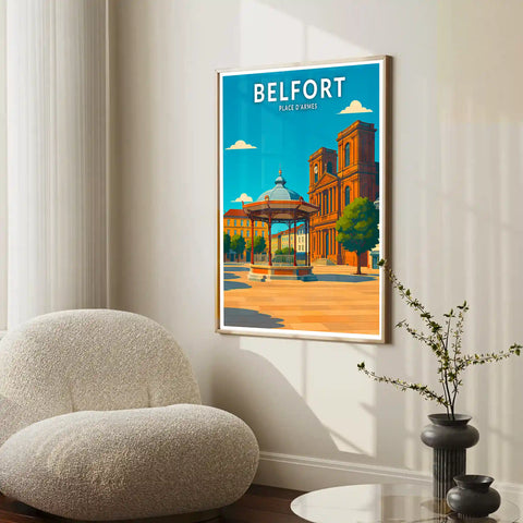 Affiche - Belfort - Place d'Armes