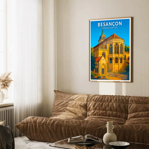 Affiche - Besançon - Cathédrale Saint-Jean
