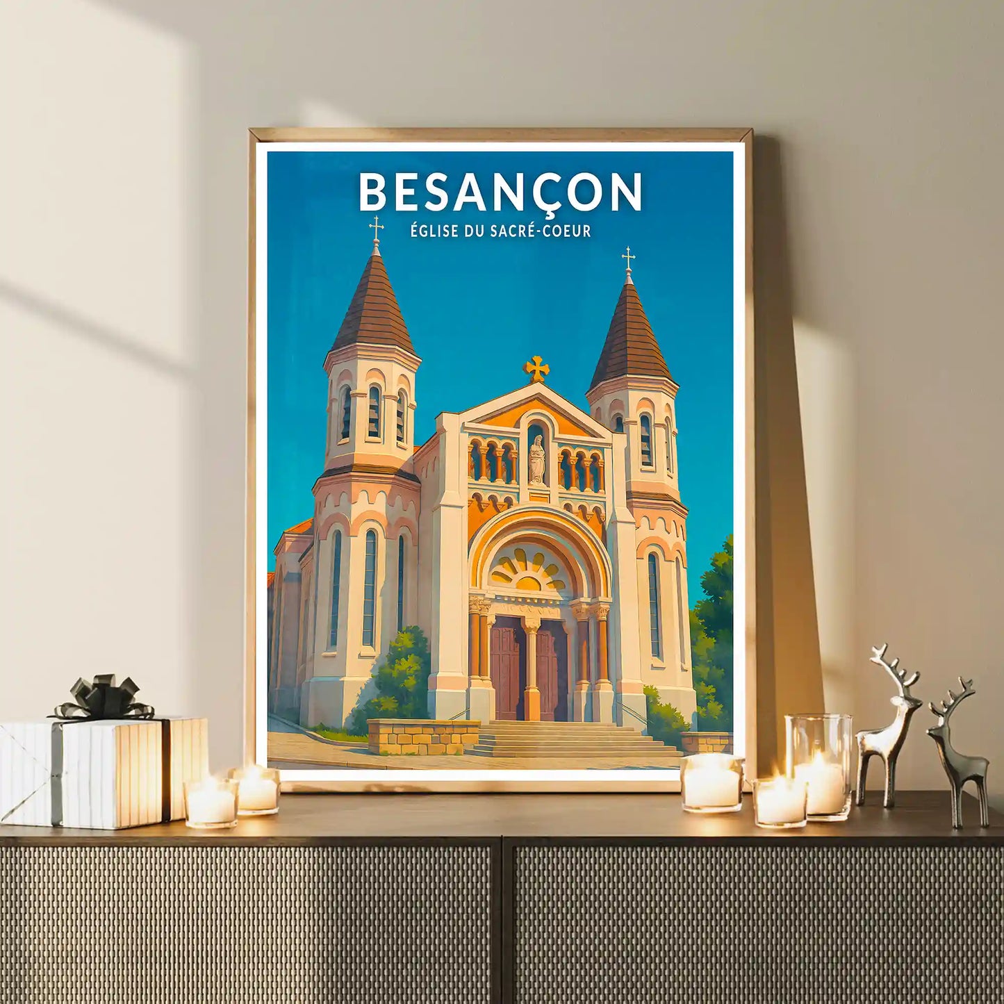 Affiche - Besançon - Église du Sacré-Coeur