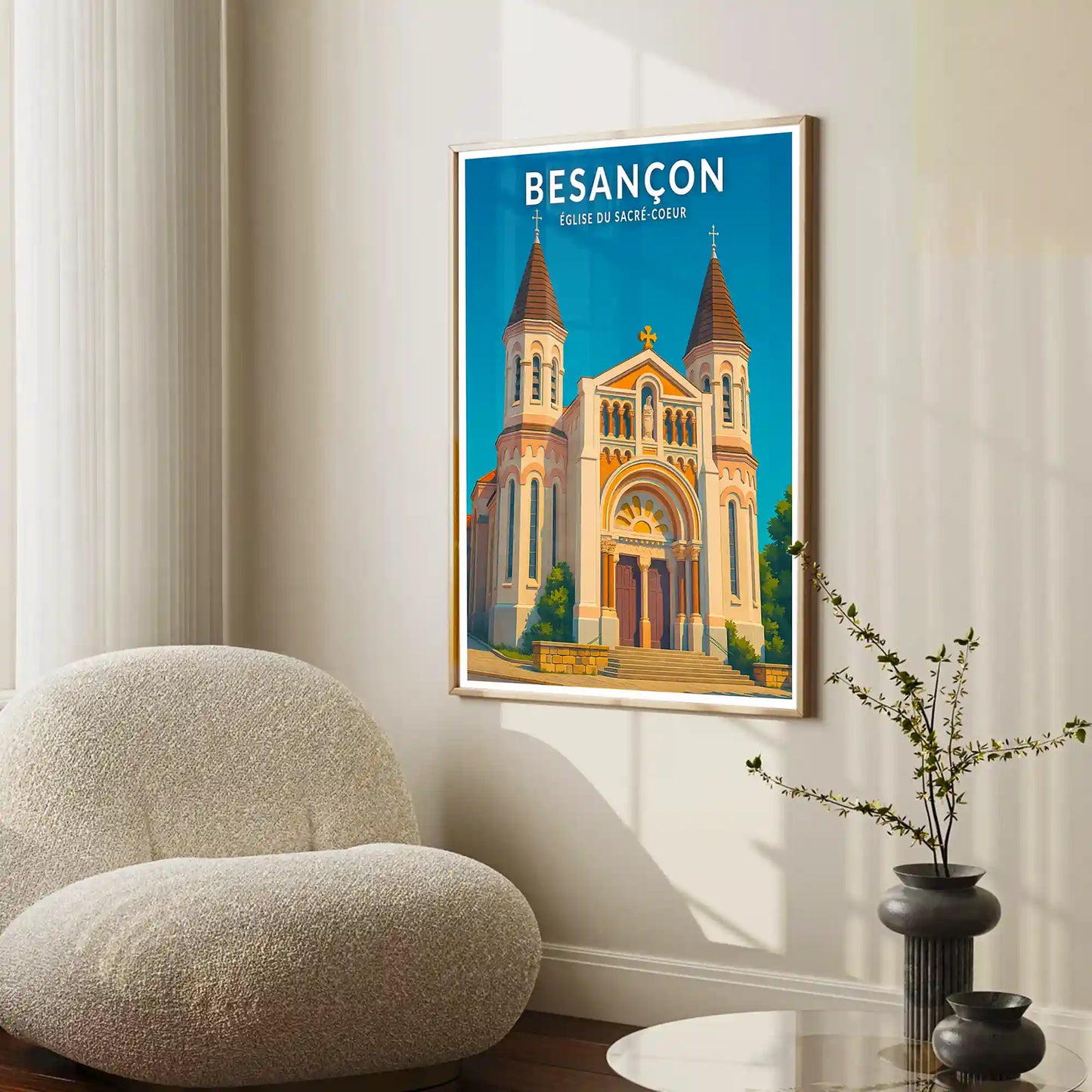 Affiche - Besançon - Église du Sacré-Coeur