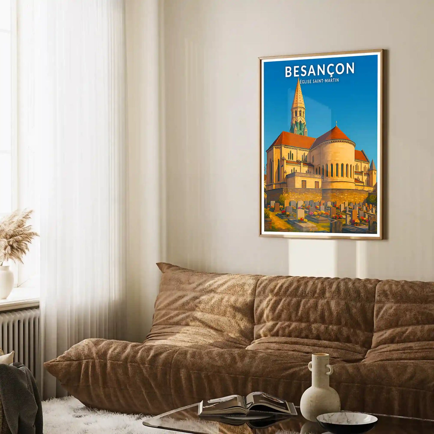 Affiche - Besançon - Église Saint-Martin