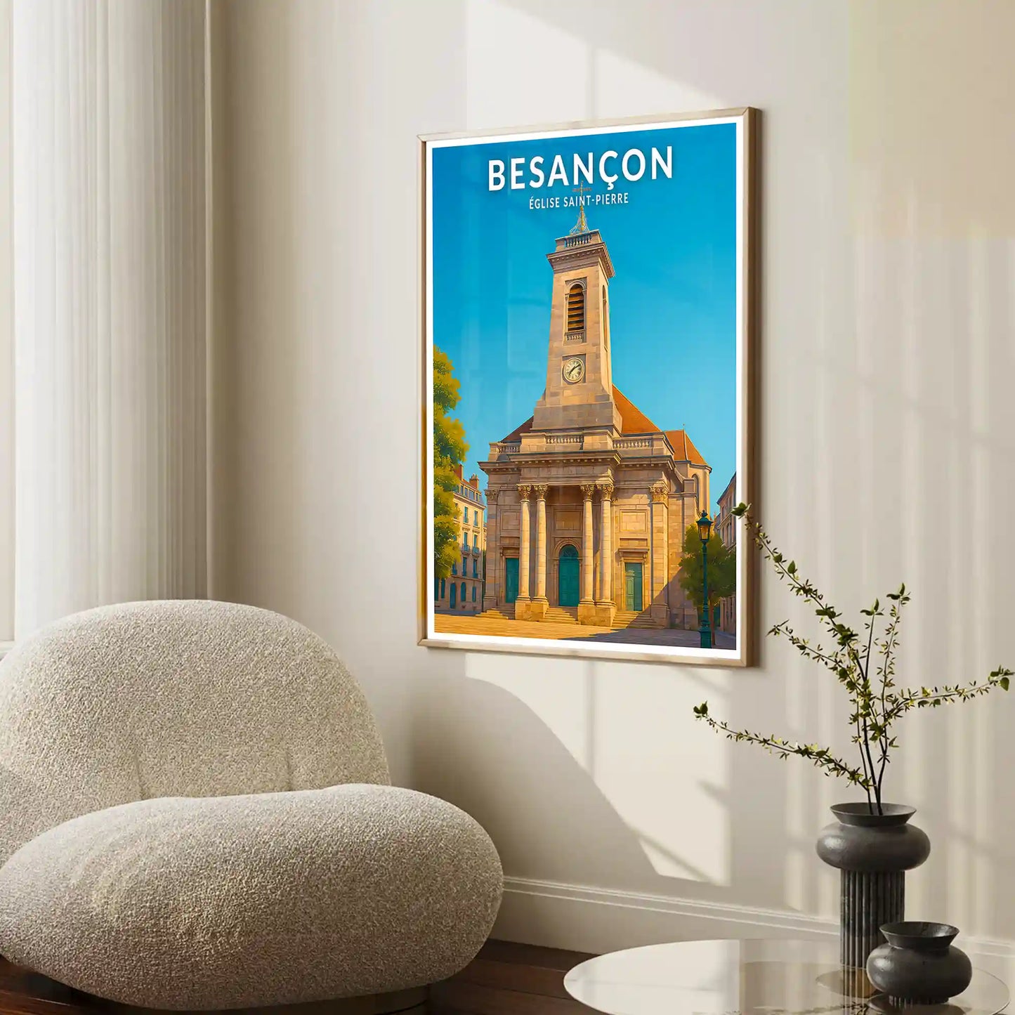 Affiche - Besançon - Église Saint-Pierre
