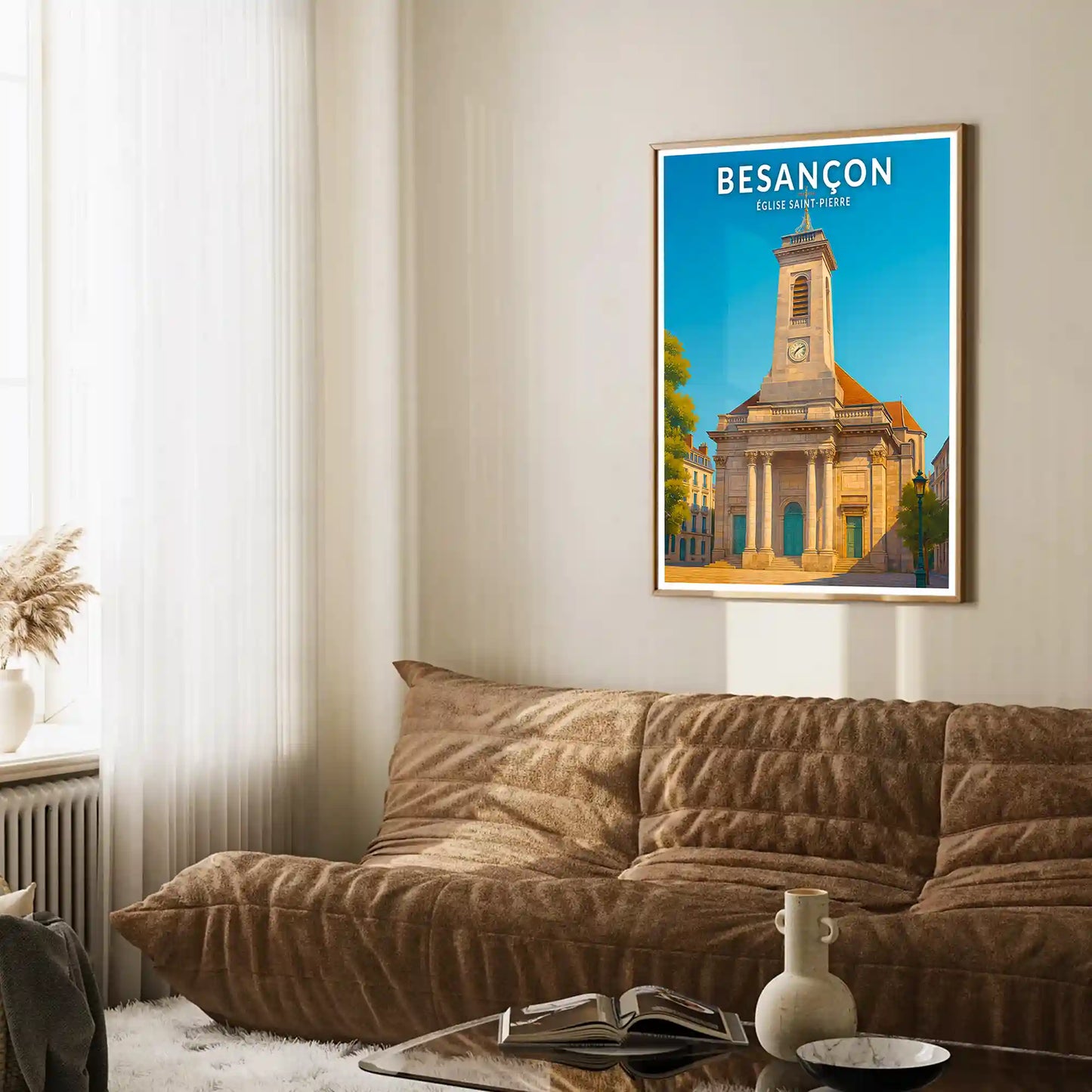 Affiche - Besançon - Église Saint-Pierre