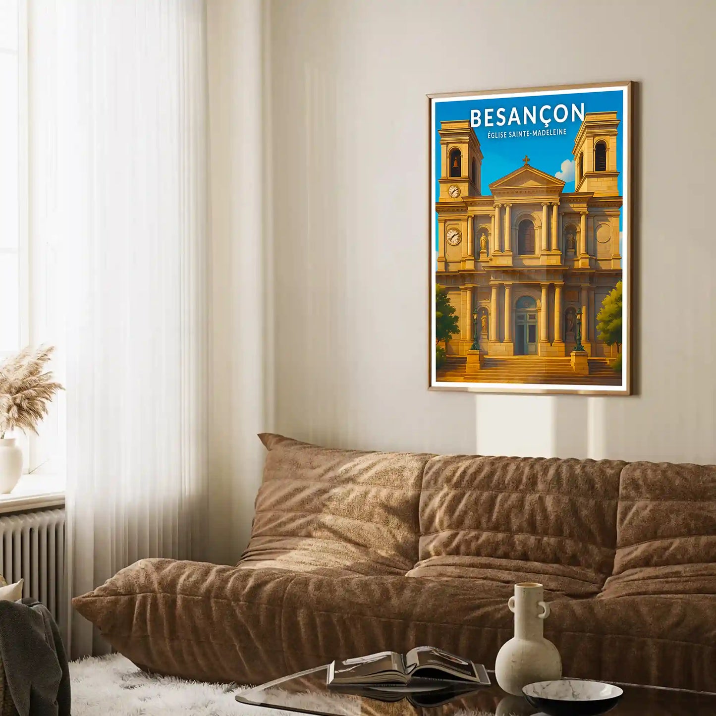 Affiche - Besançon - Église Sainte-Madeleine
