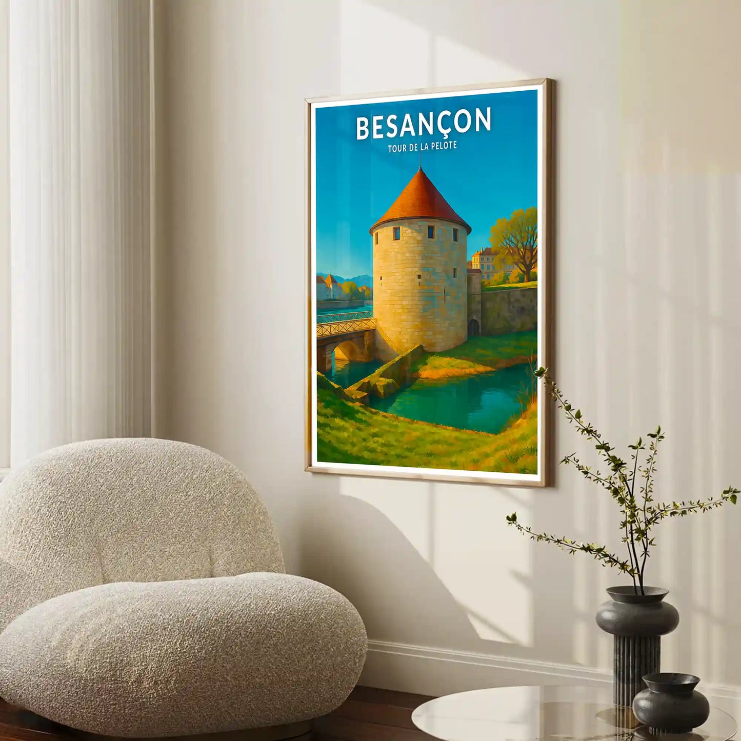 Affiche - Besançon - Tour de la Pelote