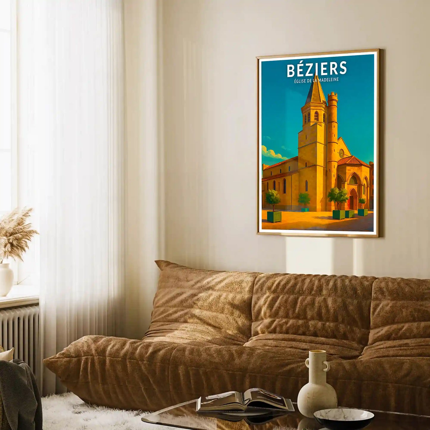 Affiche - Béziers - Église de la Madeleine