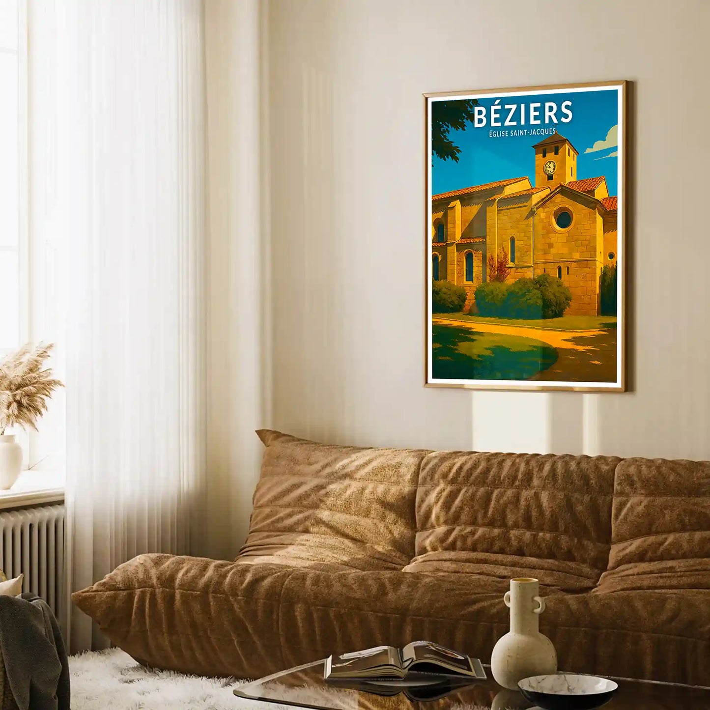Affiche - Béziers - Église Saint-Jacques