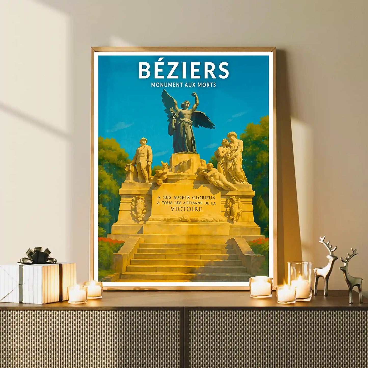 Affiche - Béziers - Monument aux Morts