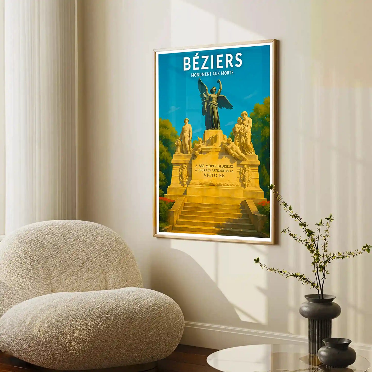 Affiche - Béziers - Monument aux Morts