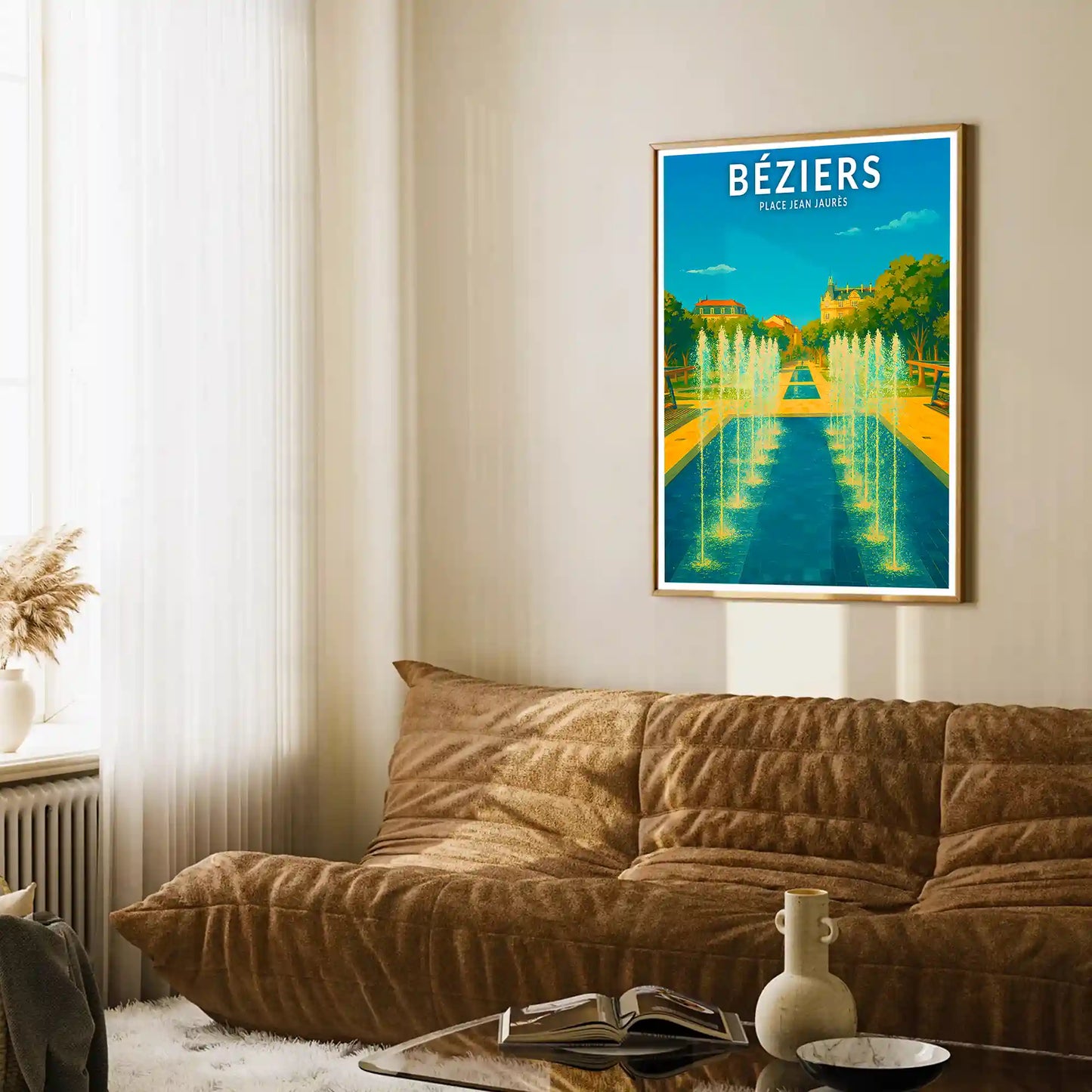 Affiche - Béziers - Place Jean Jaurès
