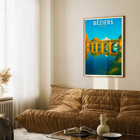 Affiche - Béziers - Pont Vieux