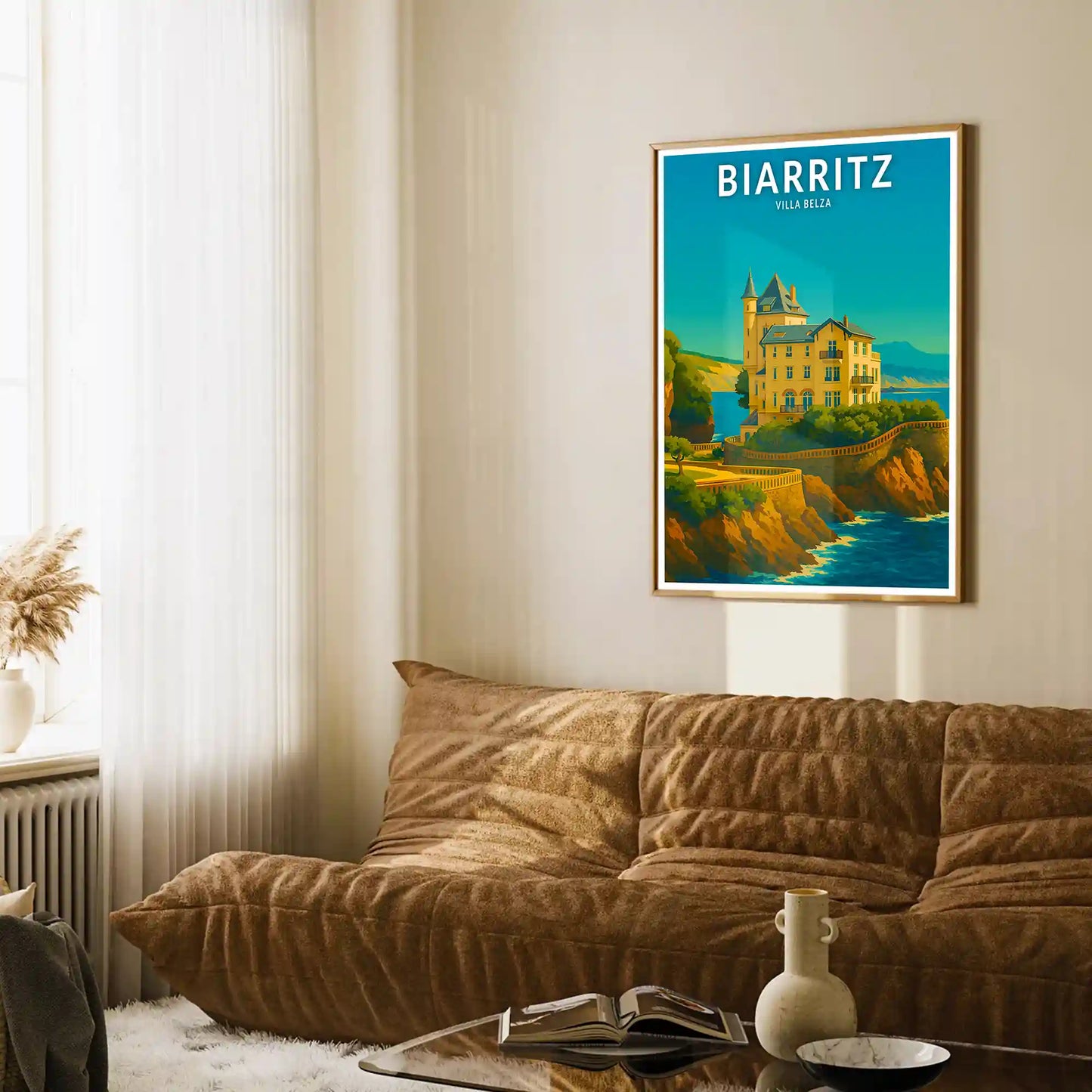Affiche - Biarritz - Villa Belza