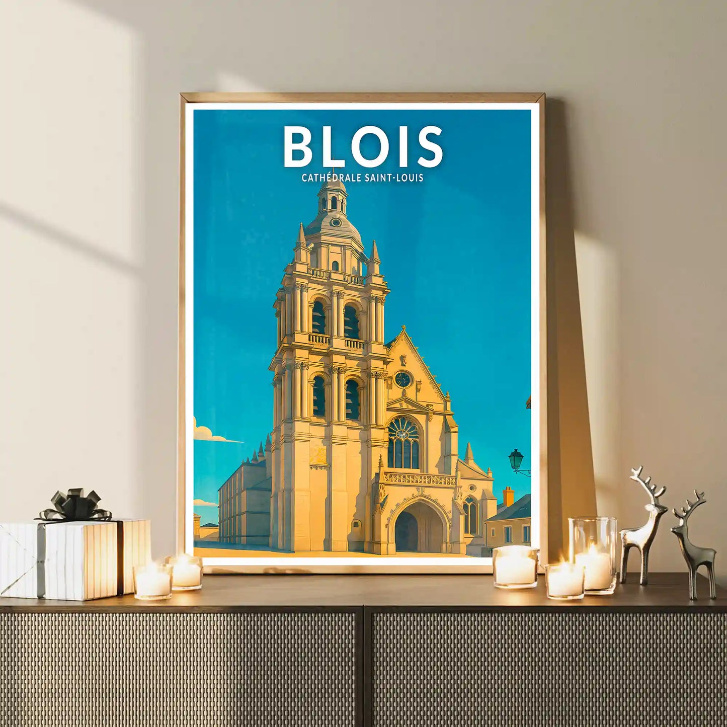 Affiche - Blois - Cathédrale Saint-Louis