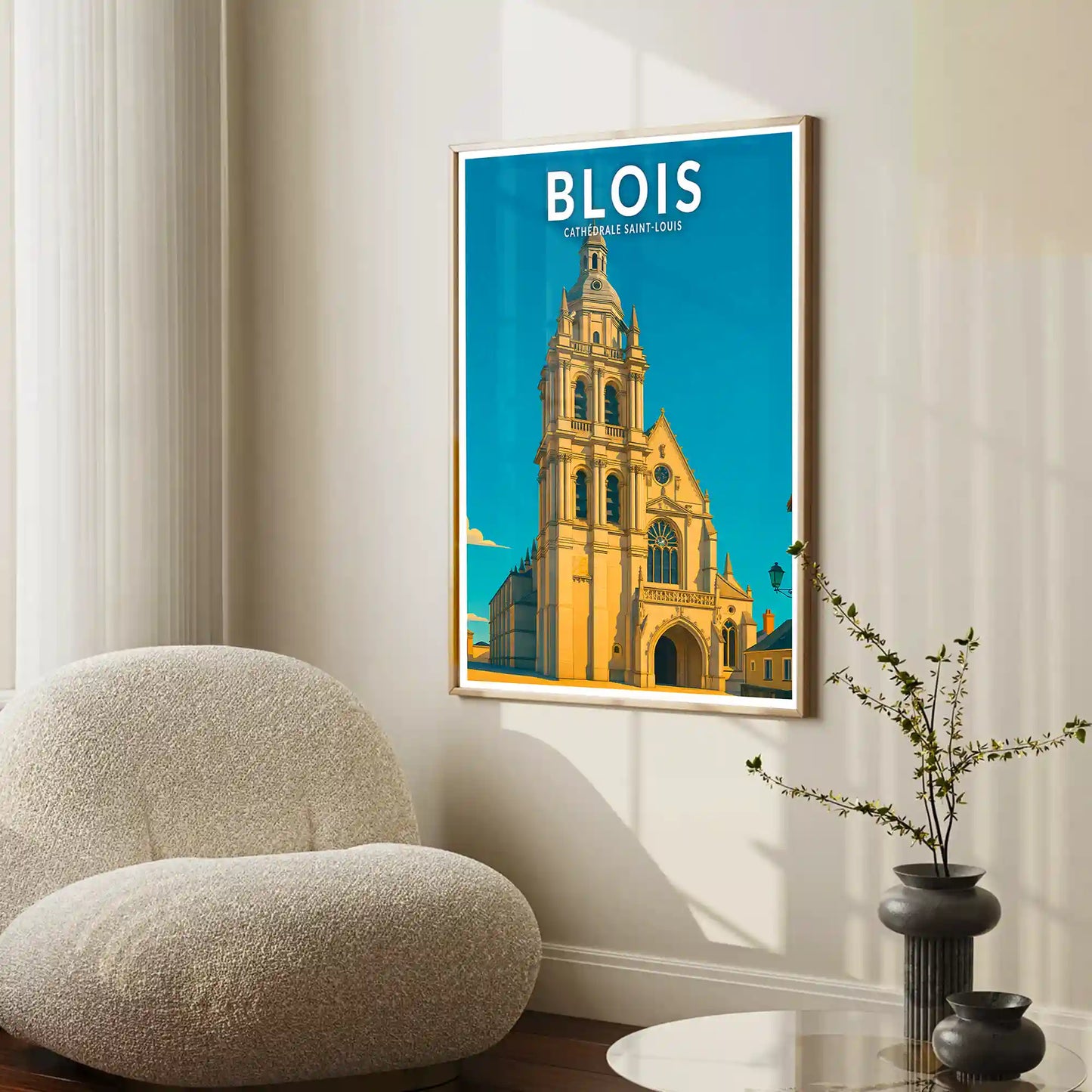 Affiche - Blois - Cathédrale Saint-Louis