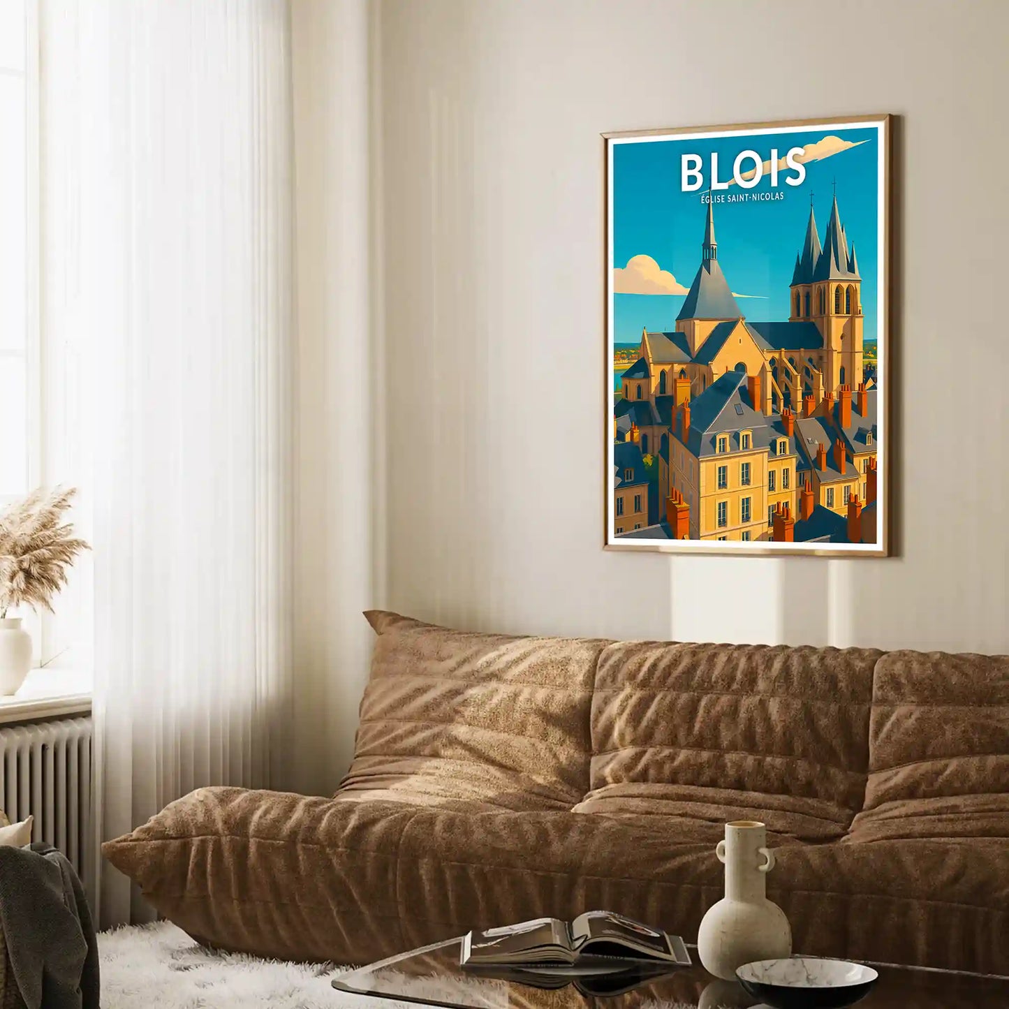 Affiche - Blois - Église Saint-Nicolas