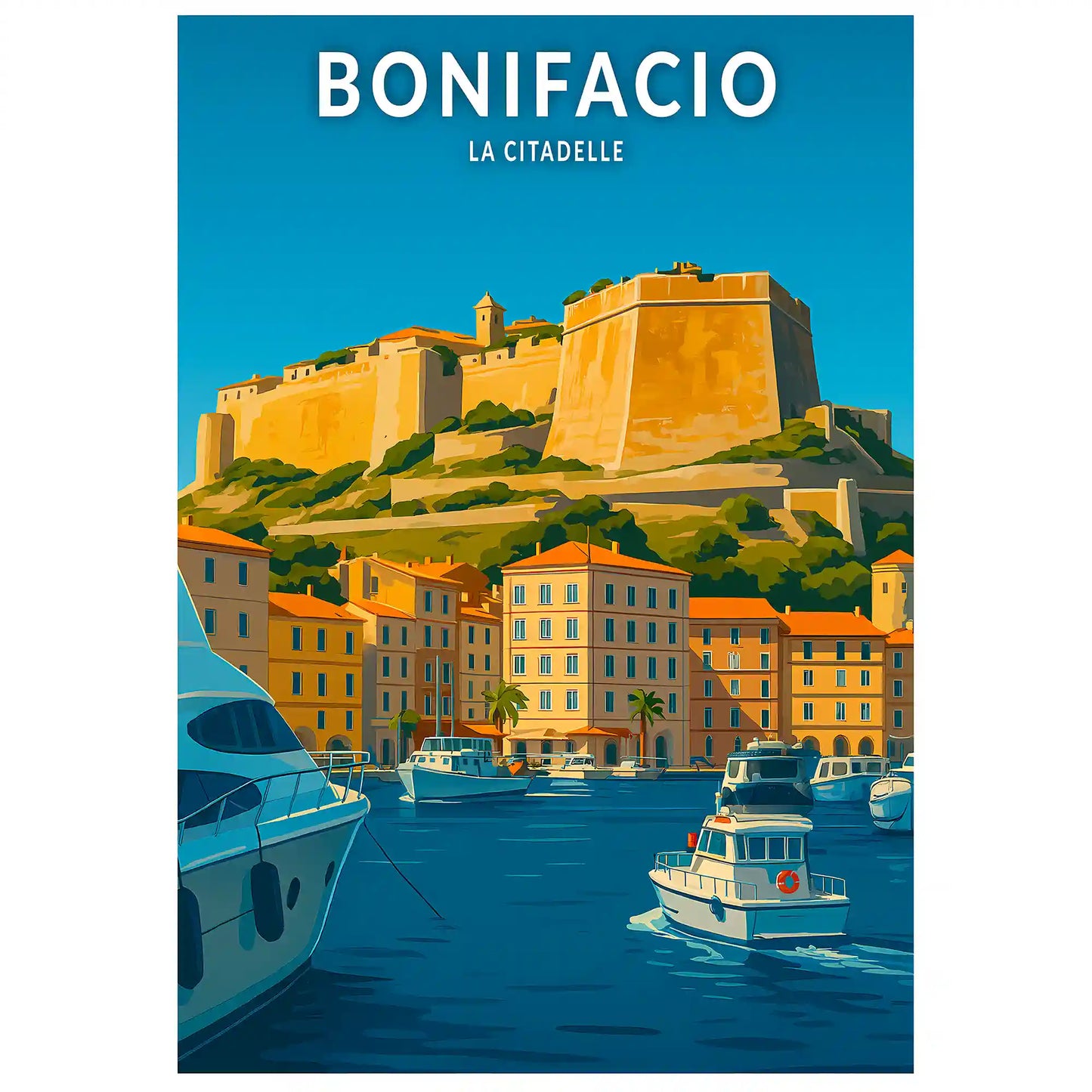 Affiche - Bonifacio - La Citadelle