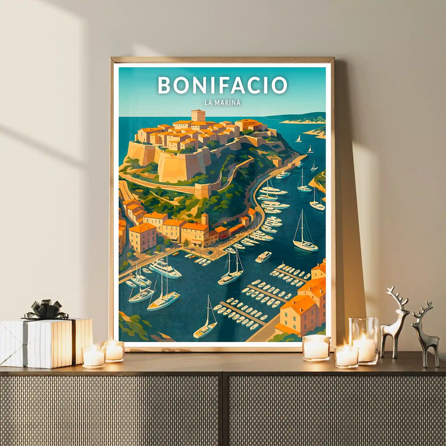 Affiche - Bonifacio - La Marina