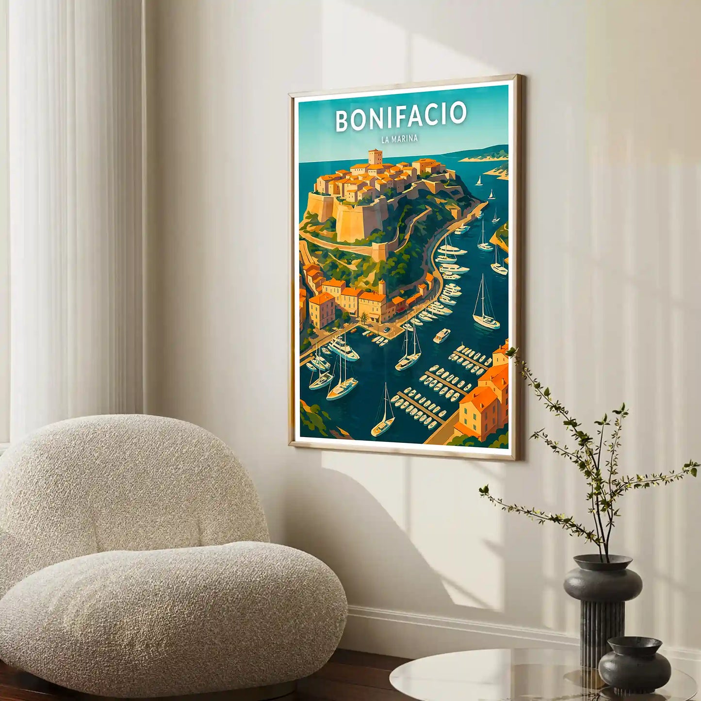Affiche - Bonifacio - La Marina