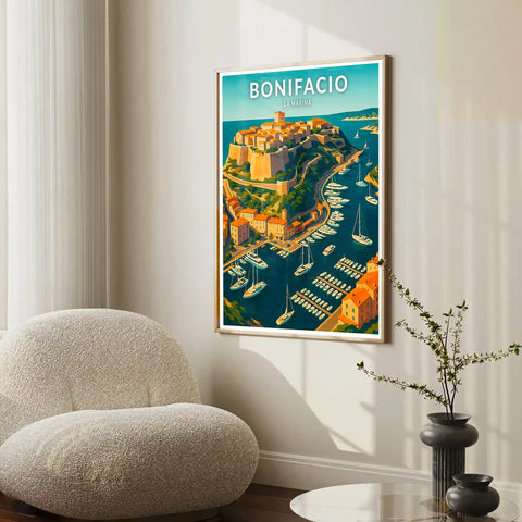 Affiche - Bonifacio - La Marina