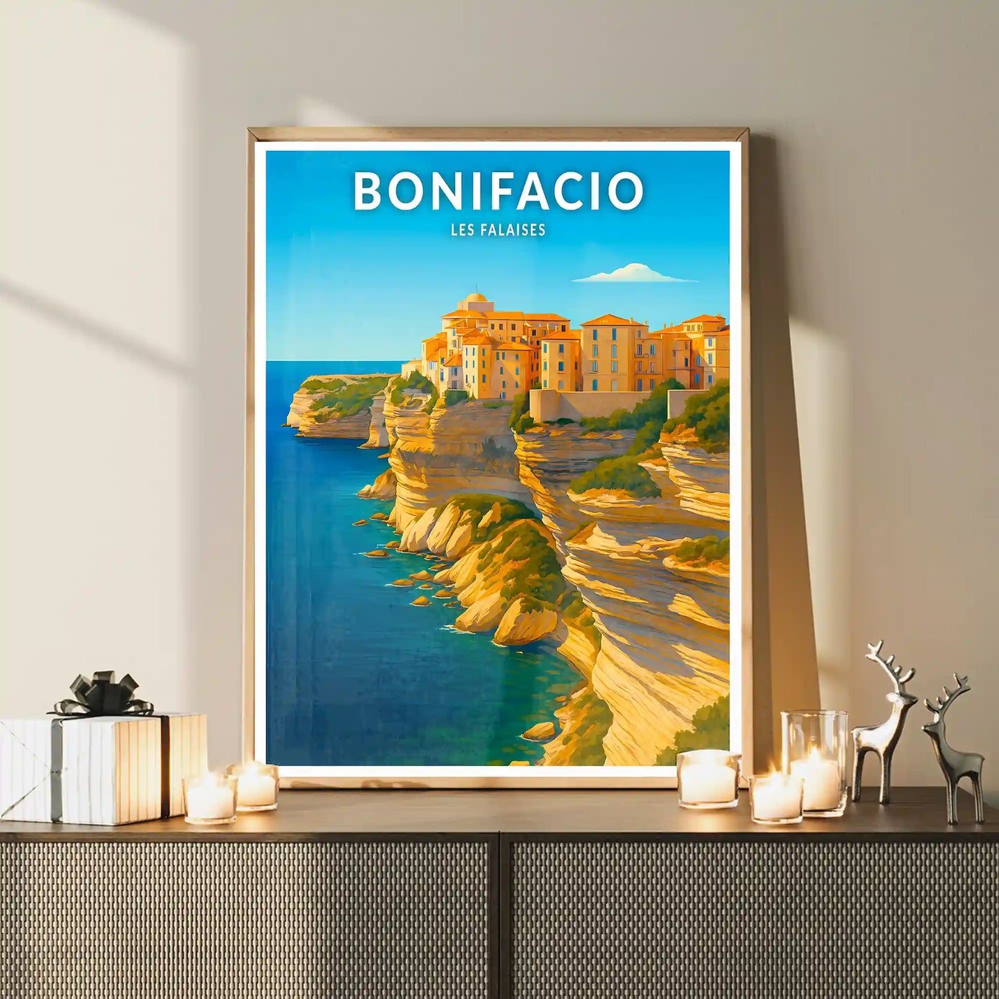 Affiche - Bonifacio - Les Falaises