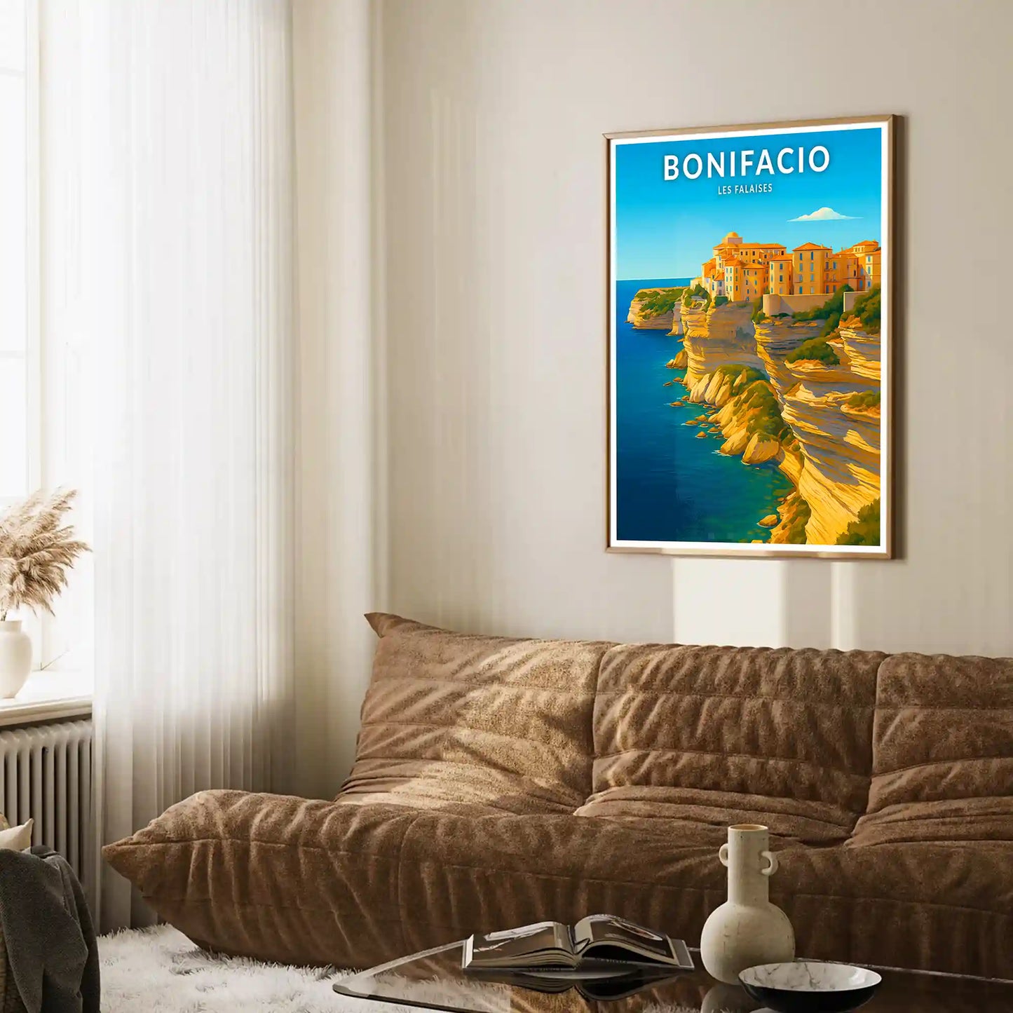 Affiche - Bonifacio - Les Falaises