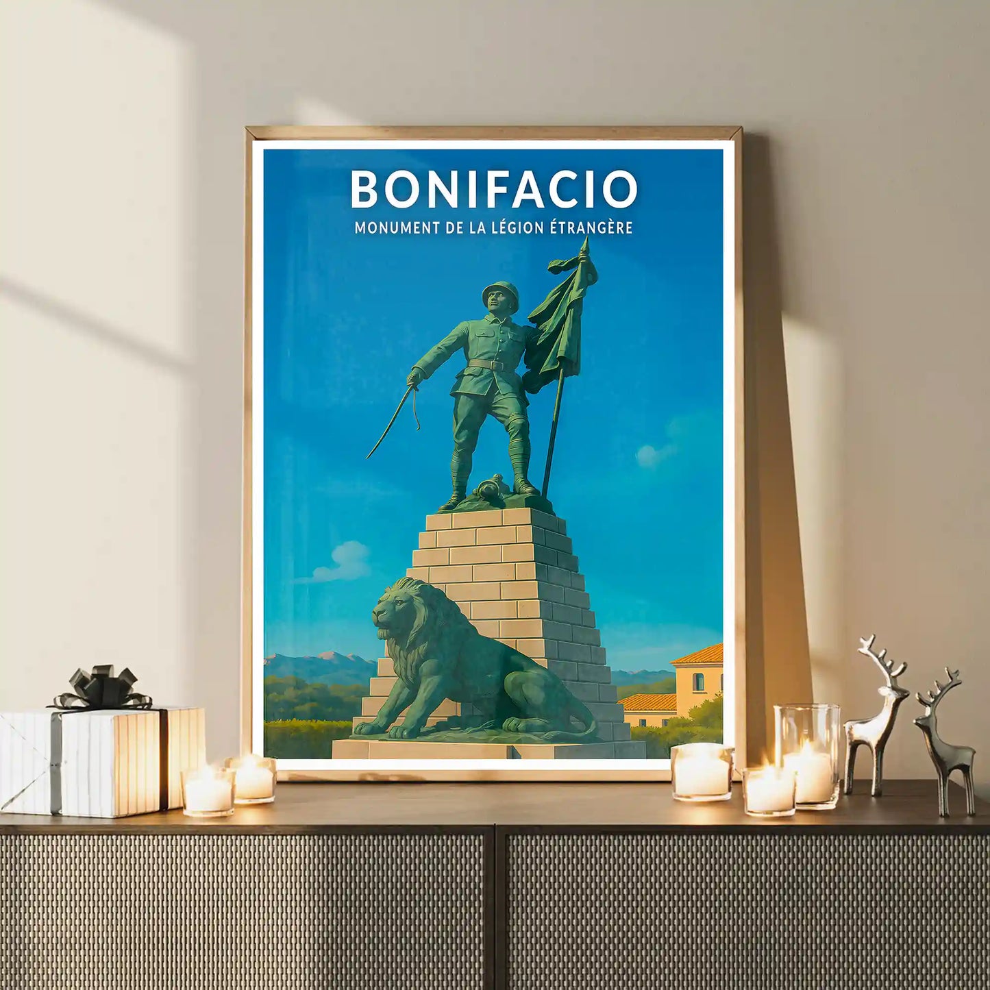 Affiche - Bonifacio - Monument de la Légion Étrangère