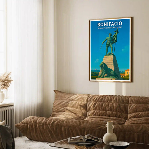 Affiche - Bonifacio - Monument de la Légion Étrangère