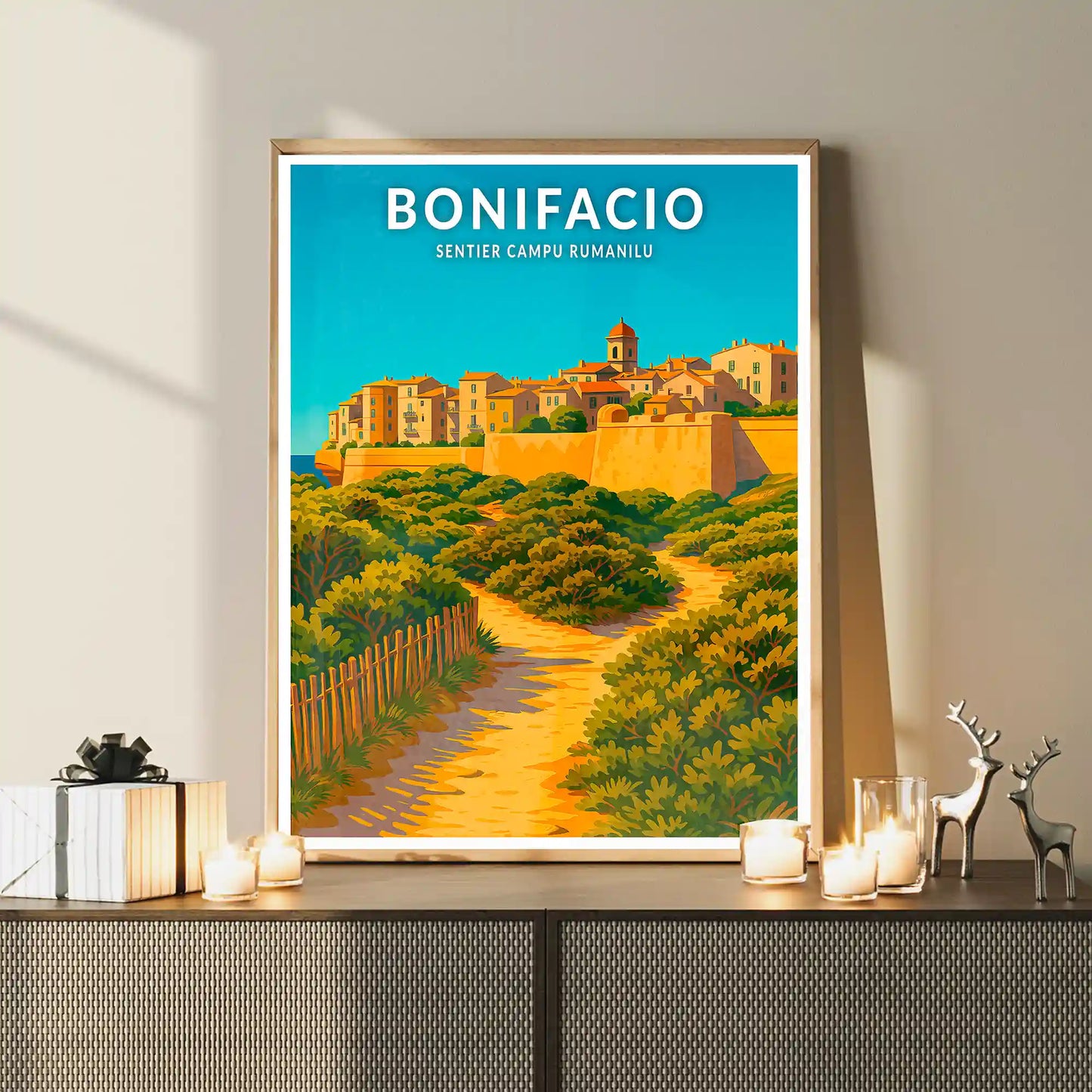 Affiche - Bonifacio - Sentier Campu Rumanilu