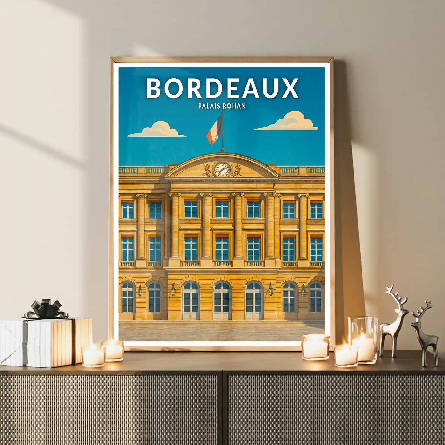Affiche - Bordeaux - Palais Rohan