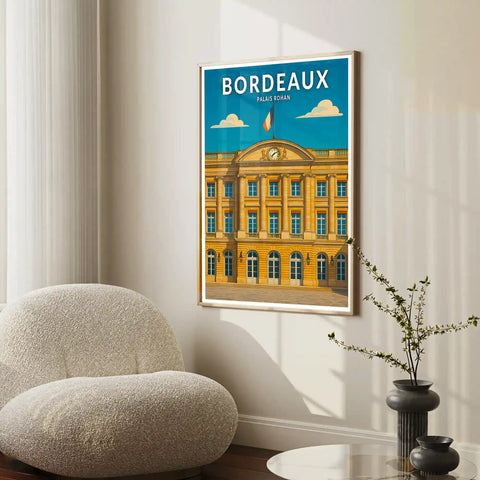 Affiche - Bordeaux - Palais Rohan