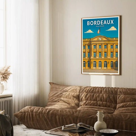 Affiche - Bordeaux - Palais Rohan