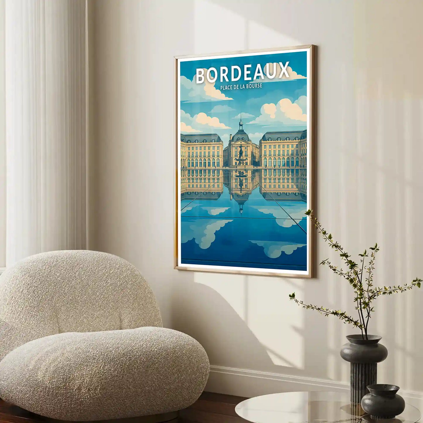 Affiche - Bordeaux - Place de la Bourse