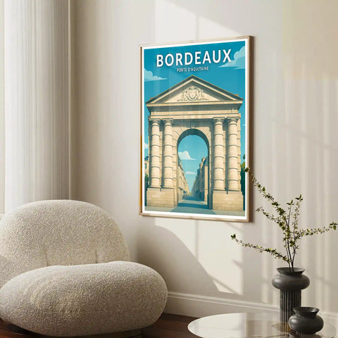 Affiche - Bordeaux - Porte d'Aquitaine
