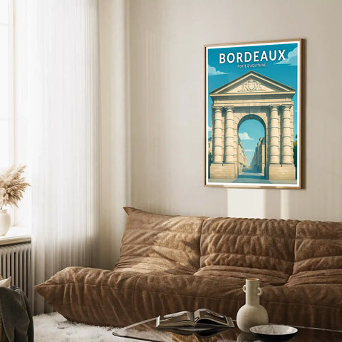 Affiche - Bordeaux - Porte d'Aquitaine