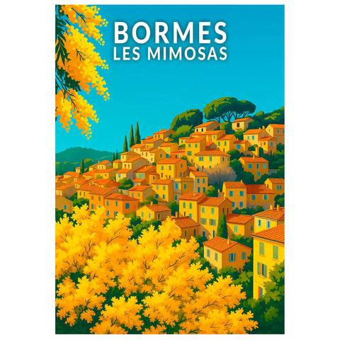 Affiche - Bormes les Mimosas