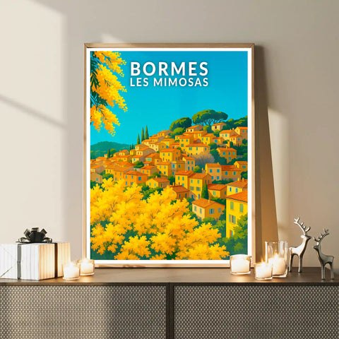 Affiche - Bormes les Mimosas