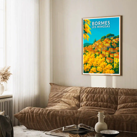 Affiche - Bormes les Mimosas