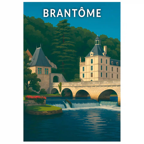 Affiche - Brantôme