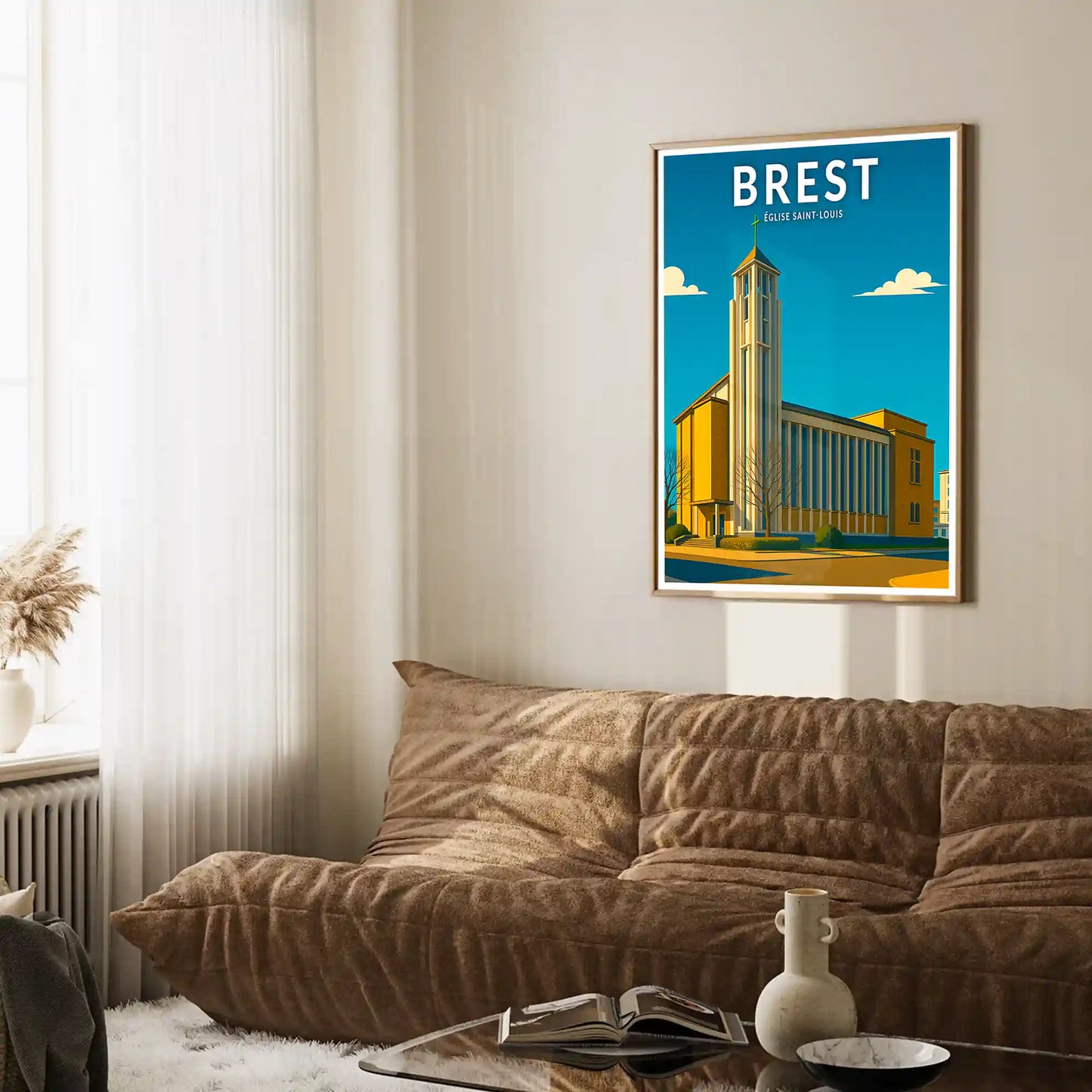 Affiche - Brest - Église Saint-Louis