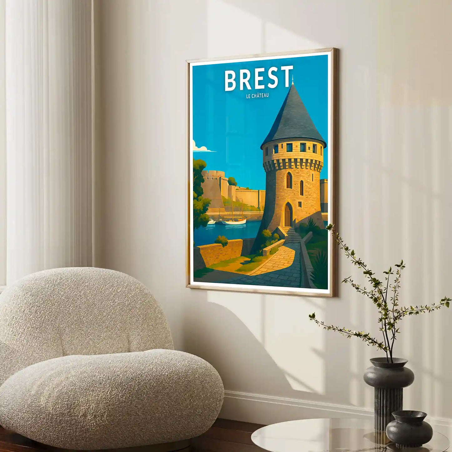 Affiche - Brest - Le Château