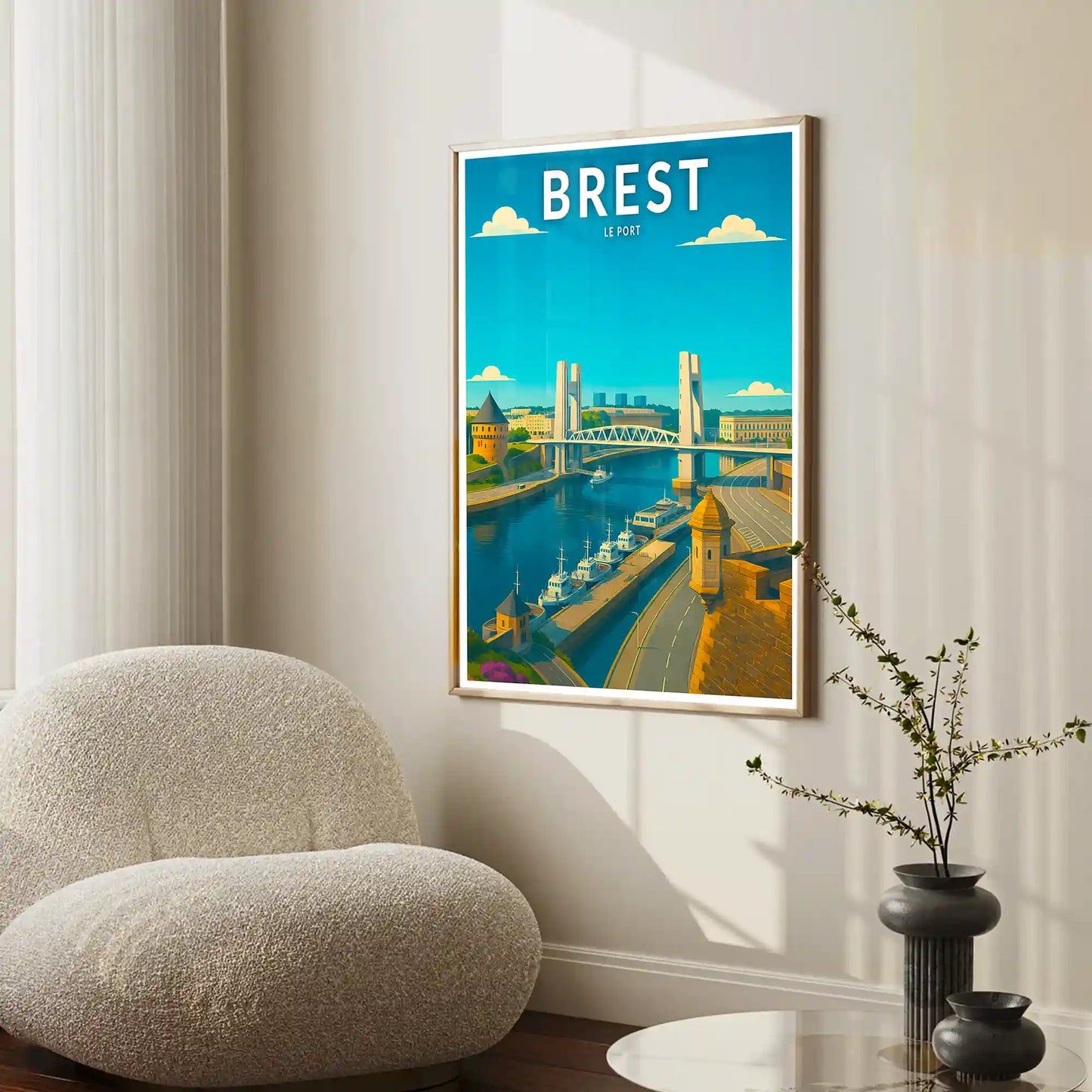 Affiche - Brest - Le Port