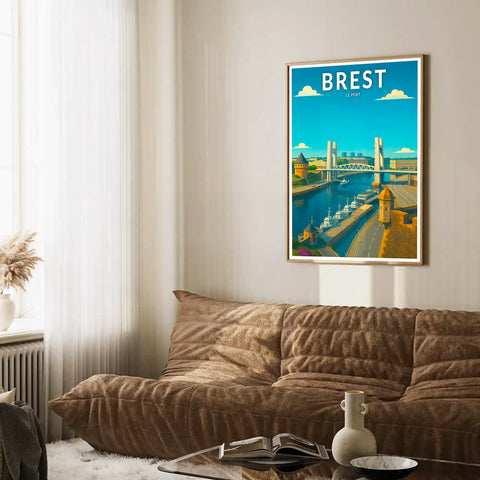 Affiche - Brest - Le Port
