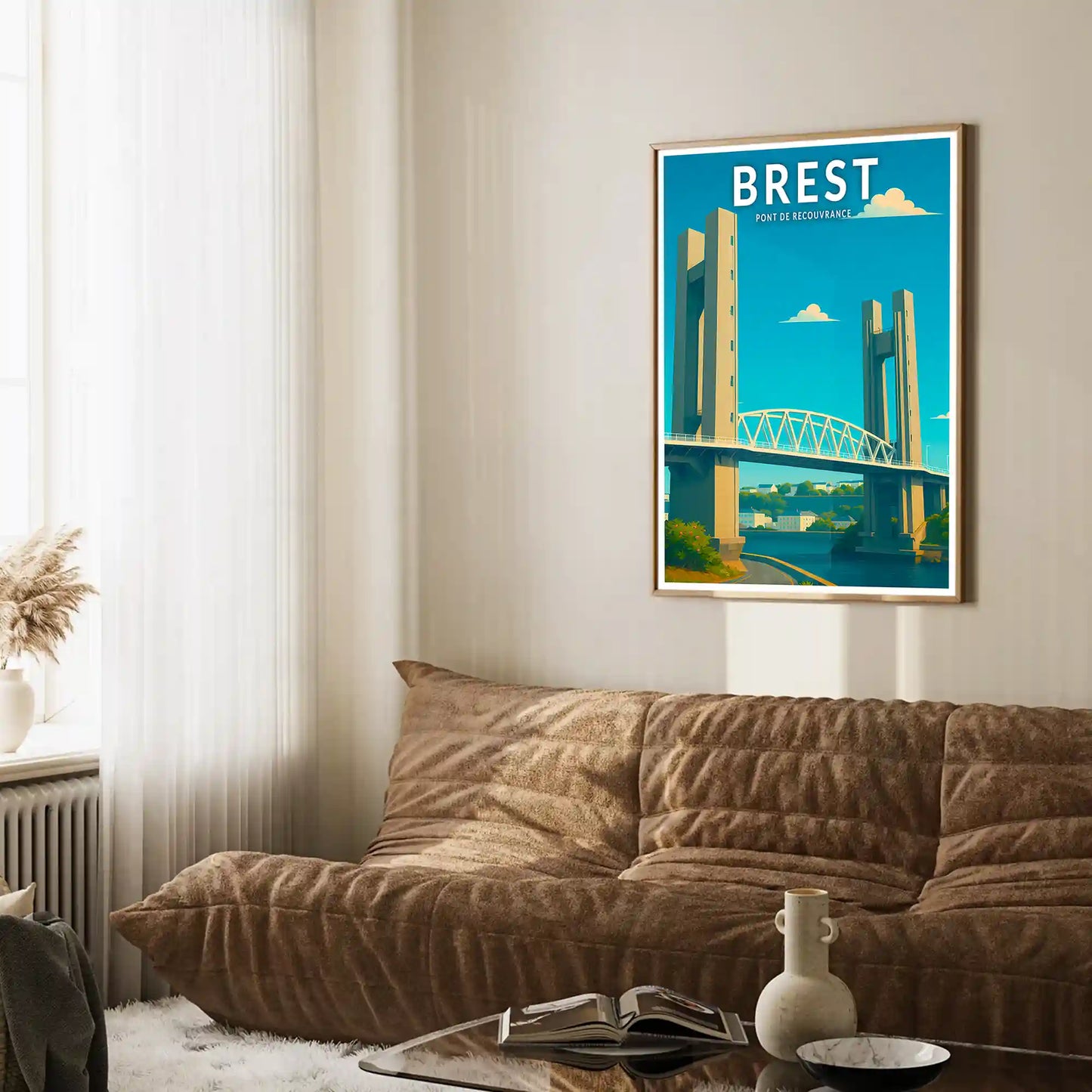 Affiche - Brest - Pont de Recouvrance