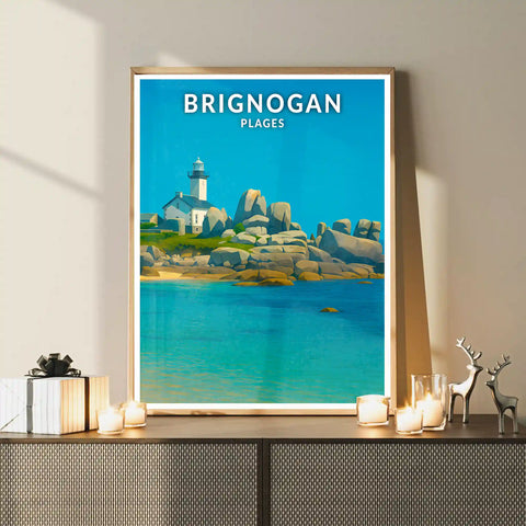 Affiche - Brignogan-Plages