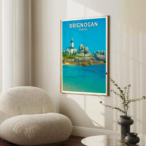 Affiche - Brignogan-Plages