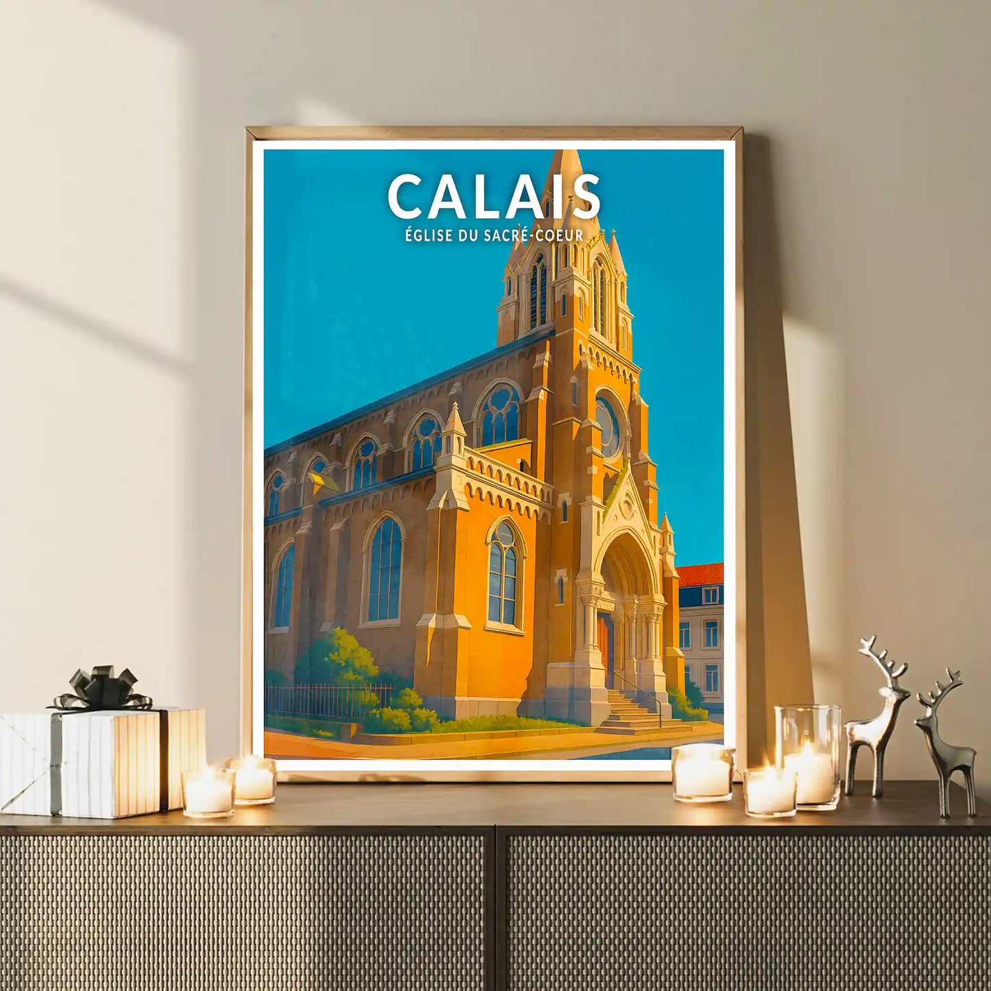 Affiche - Calais - Église du Sacré-Coeur
