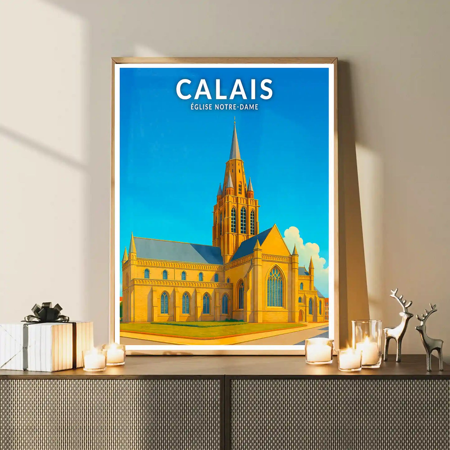 Affiche - Calais - Église Notre-Dame