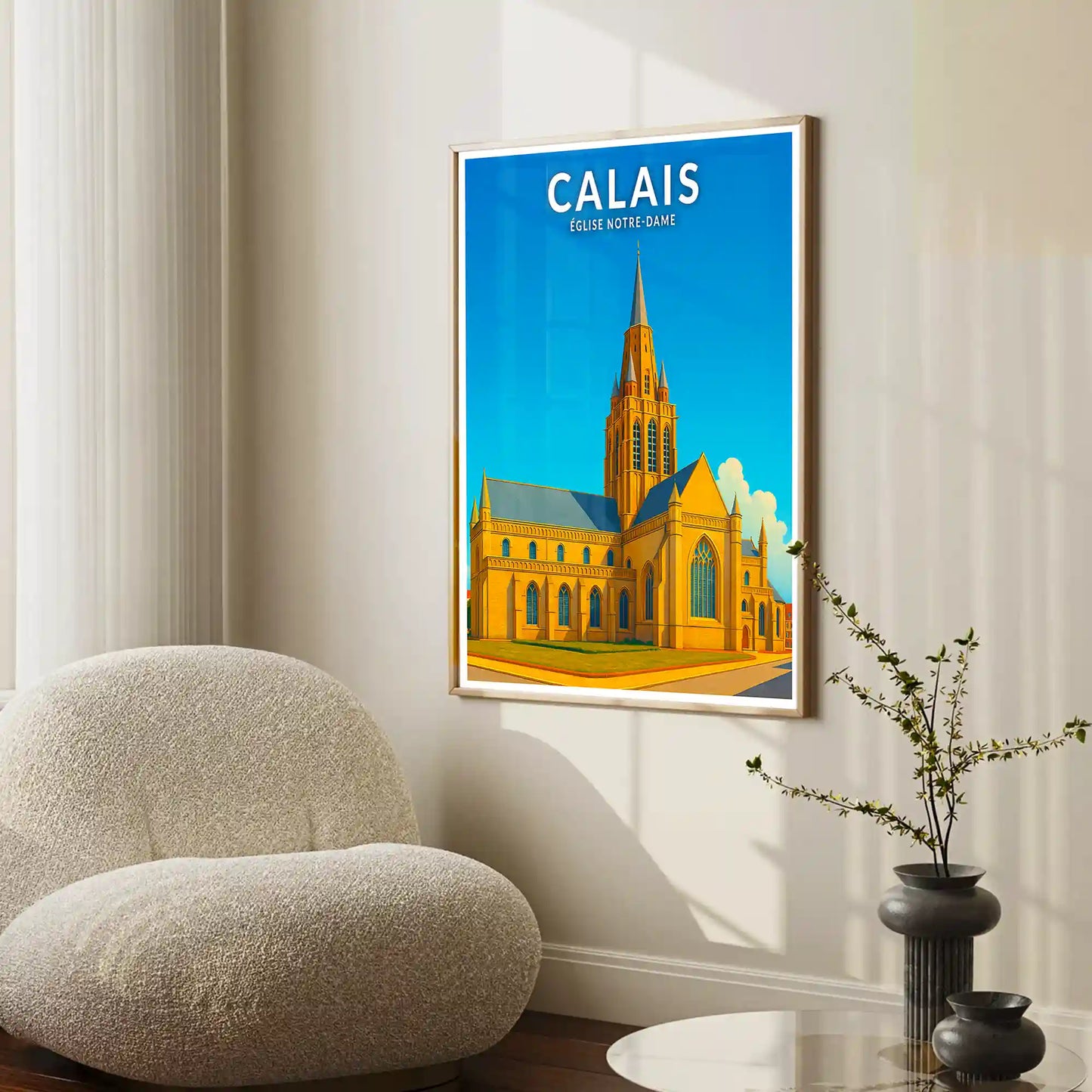 Affiche - Calais - Église Notre-Dame