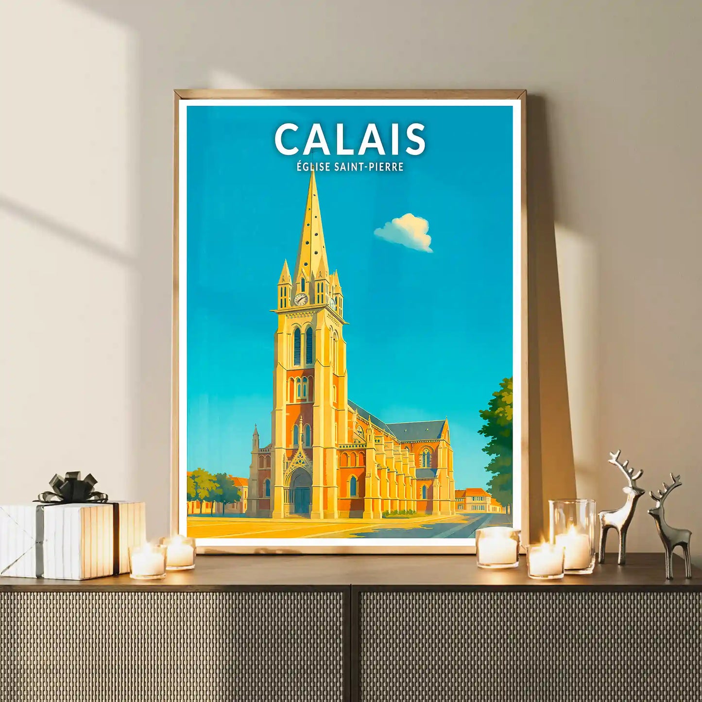 Affiche - Calais - Église Saint-Pierre